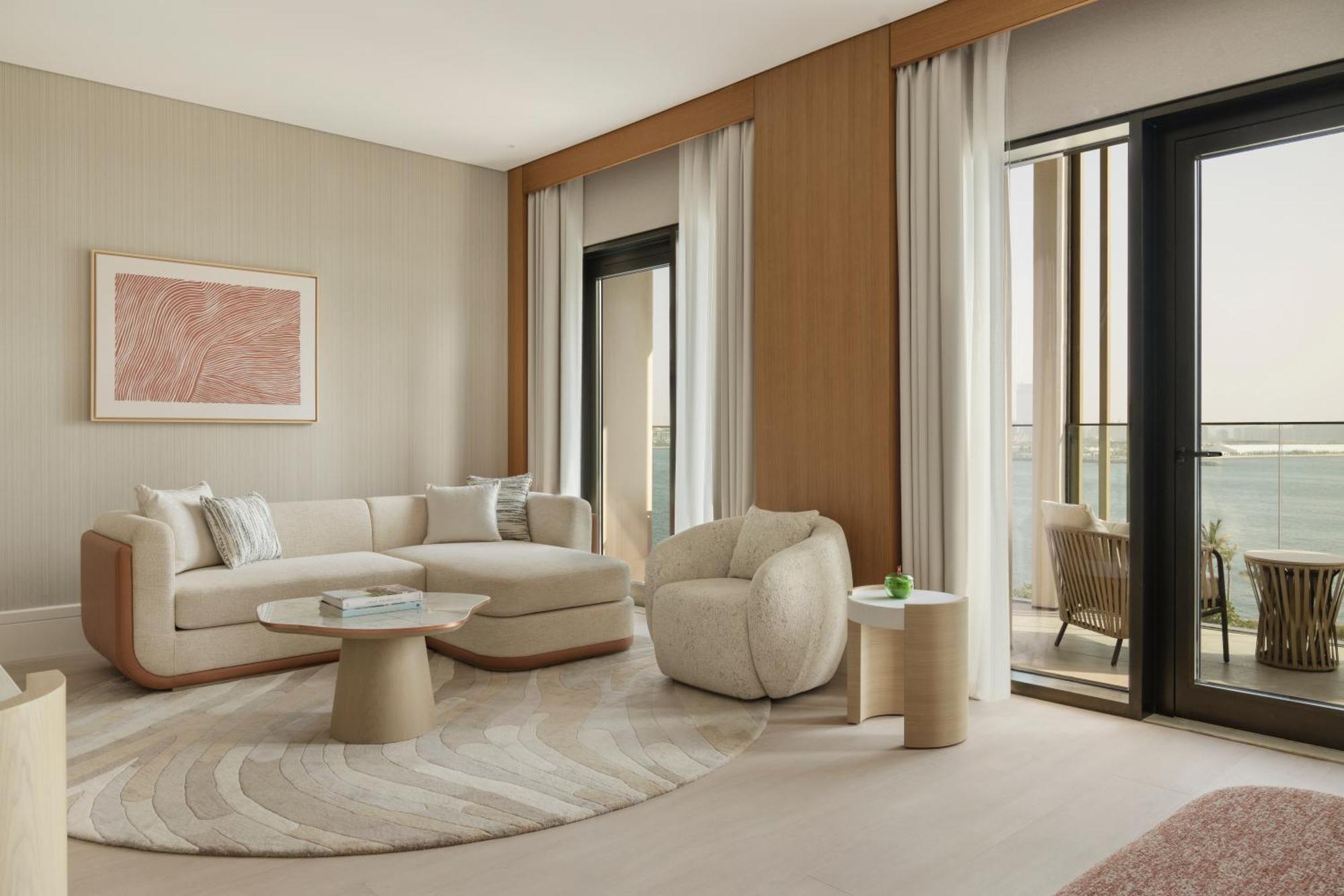 Delano Dubai At Bluewaters Hotel Ngoại thất bức ảnh A living room at the hotel