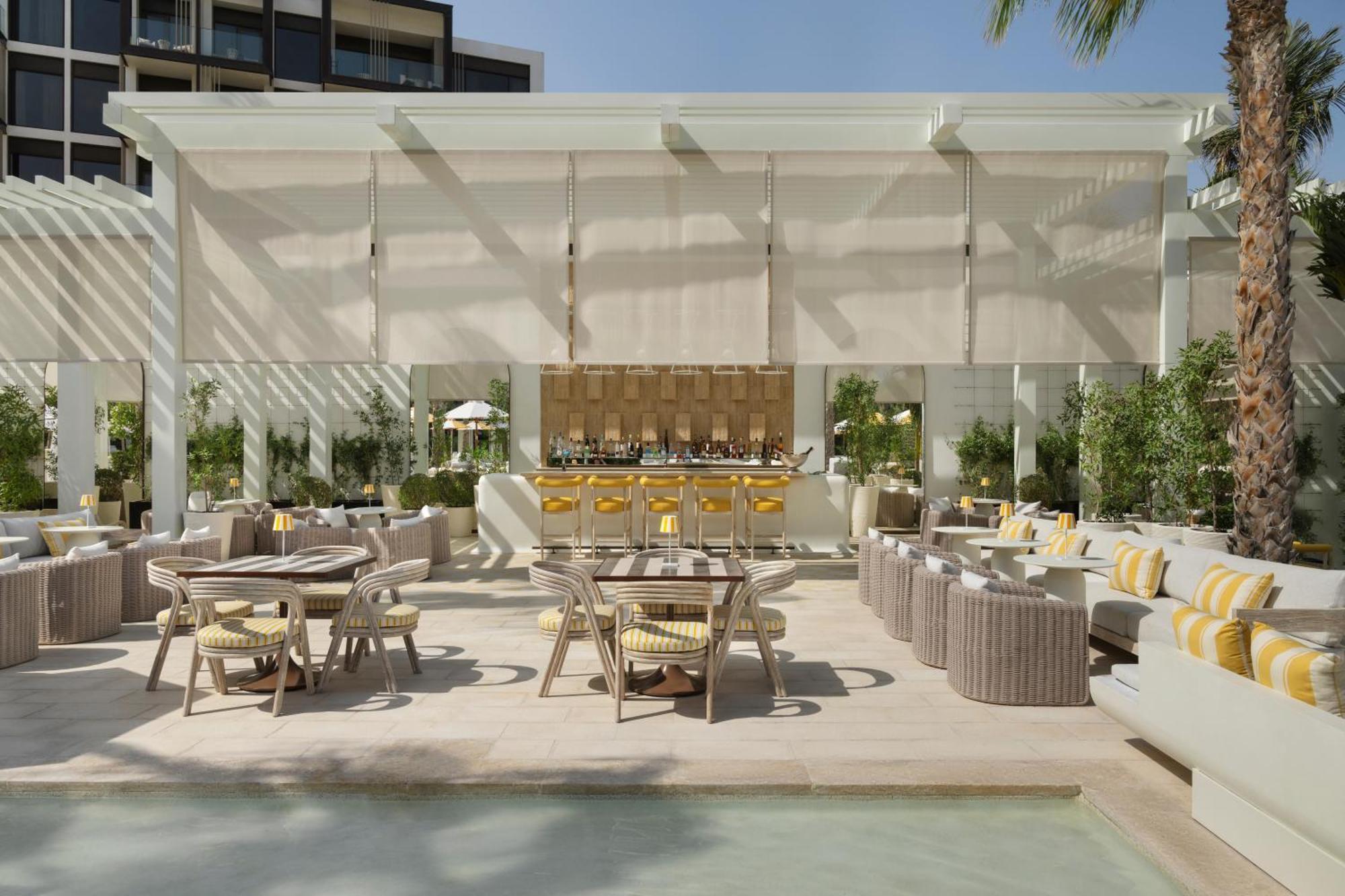 Delano Dubai At Bluewaters Hotel Ngoại thất bức ảnh The Pool Bar